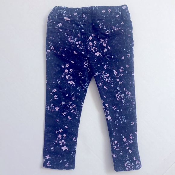 Joe Fresh Size 18-24 Months Navy Floral Jeans - Picture 2 of 4